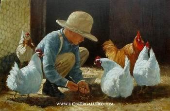 unknow artist Cock 184 France oil painting art